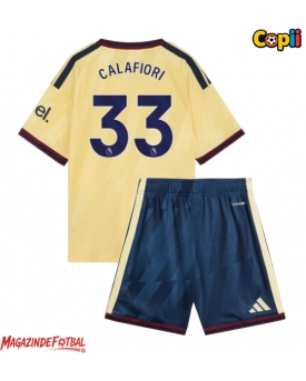 Arsenal Riccardo Calafiori #33 Echipament de Fotbal Replică 2026-27 Copii Treilea (+ Șorturi)